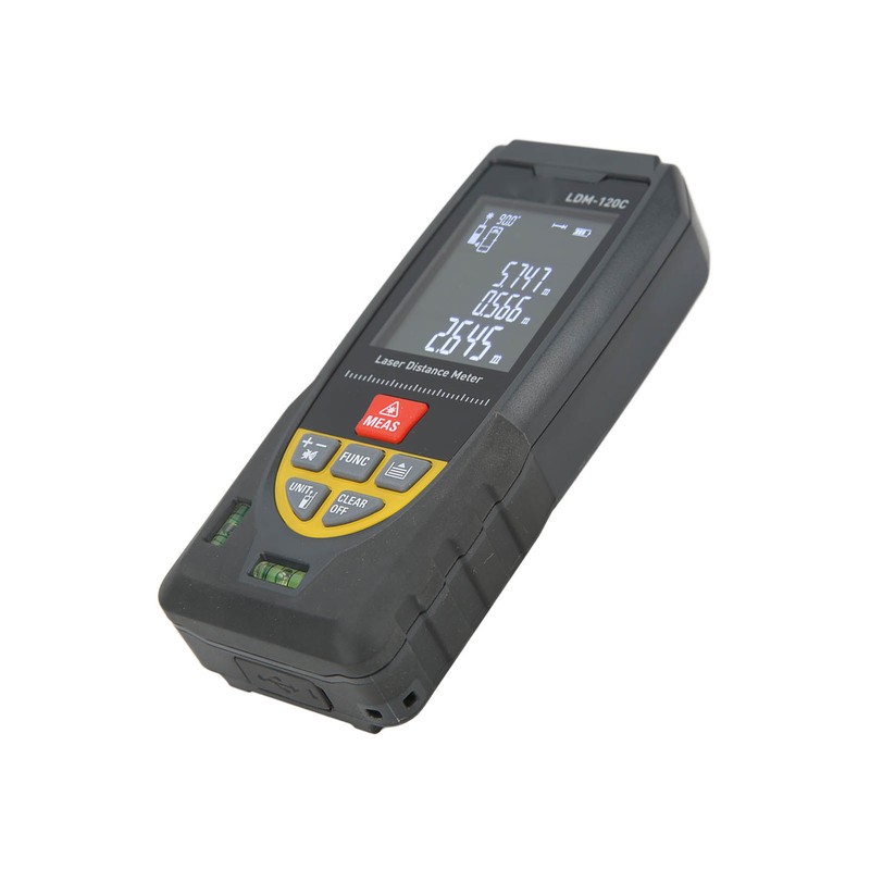 Laser Rangefinder LDM‑120C High Accuracy Antiglare Laser Infrared Electronic Ruler