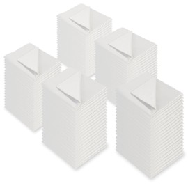 AAwipes Eyeglasses Cleaning Cloth Glasses Cloths Bulk (5.5"x5.5", White, 100 pcs, No Logo) for Eyeglasses, Lenses, Phones, Screens, Camera, Silverware, Delicate Surfaces (V1505)