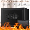 1.2 Cu Ft Home Safe Fireproof Waterproof, Small Fireproof Safe