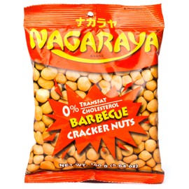 Nagaraya Barbecue Cracker Nuts 160g (Pack of 10)