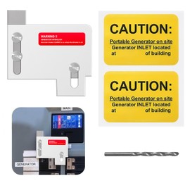 QYZZRS Generator Interlock Kit Compatible with Eaton Cutler Hammer Horizontal Main Only CH Series & TAN Breaker 150 or 200 amp Panels,1 1/2 Inch spacing Between Main and Branch Breaker (1)