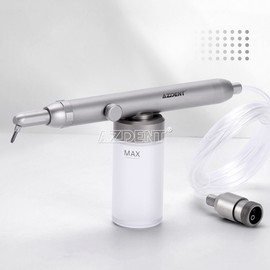 AZDENT Dental Alumina Air Polisher Abrasion Microetcher Sandblasting Gun 2Holes