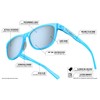 Tifosi Swank Sunglasses (Rainbow Shine/Smoke Lenses)