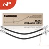 A-Premium Rear Driver and Passenger Side Brake Hydraulic Hose Compatible
