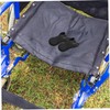 IWOWHERO Wheelchair Backrest Support Frame for Electric Wheelchairs Folding Backrest
