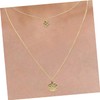 Beavorty Pendant Necklace Layered Chain Jewelry for Women Clavicle Chain