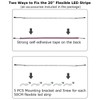 Litever Under Cabinet Light, 6 PCS 20 Inches Flexible LED