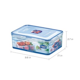 3 x Schloss & Lock 2.6L stapelbare Frischhaltedosen rechteckiger HPL826