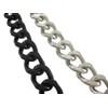 Black/Chrome Plated Double Strand Link Wallet Chain