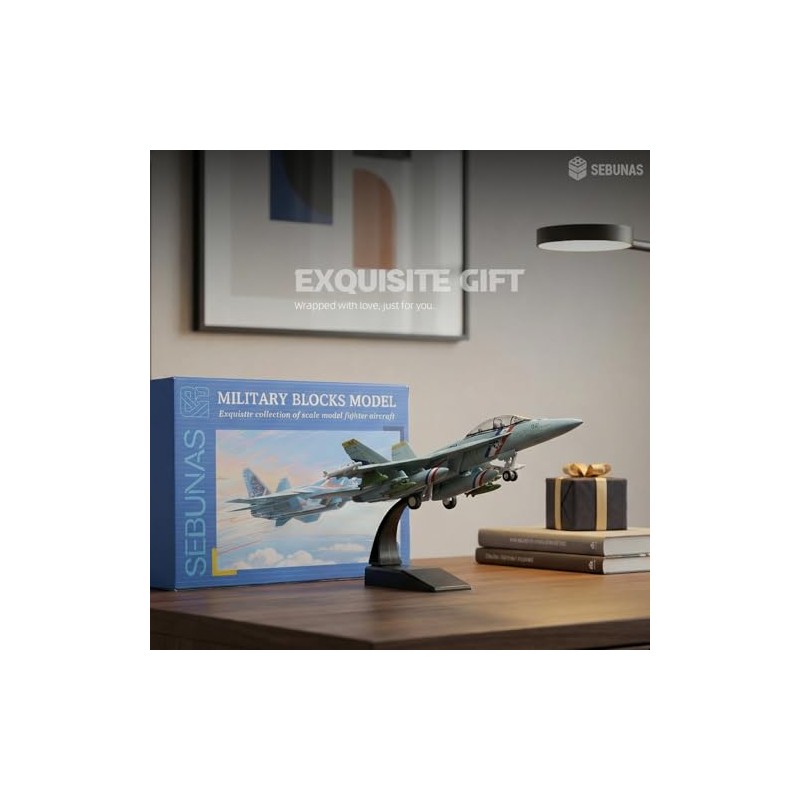 1:72 Scale F-18 VFA-2 Bounty Hunters Fighter Jet Quick Assembly