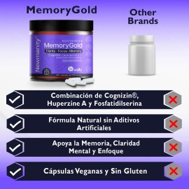 Suplemento en cpsula Newmanity MineralesVitaminas de MemoryGold x 708mg                                                                               