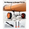 VEVOR Kayak Cart, 230 lbs Load Capacity, Canoe Cart Dolly