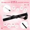 Eyelash Extensions Set, 80D Natural DIY Eyelashes, 8-16 mm, D