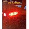 Partsam 2Pcs 6 Inch Oval Red Led Trailer Tail Lights