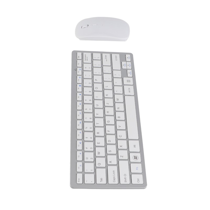 Keyboard Mouse Set 2.4G Wireless 78 Keys USB Thin Etched