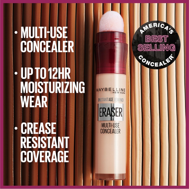 Maybelline Instant Age Rewind Eraser Dark Circles Treatment Multi-Use Concealer,