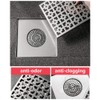 Shower drain, floor drain, stainless steel drain channel, siphon with