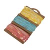 MAHAVIMOKSA Mixed 6 Pastel AB Colors 6mm Flat Sequin Trim