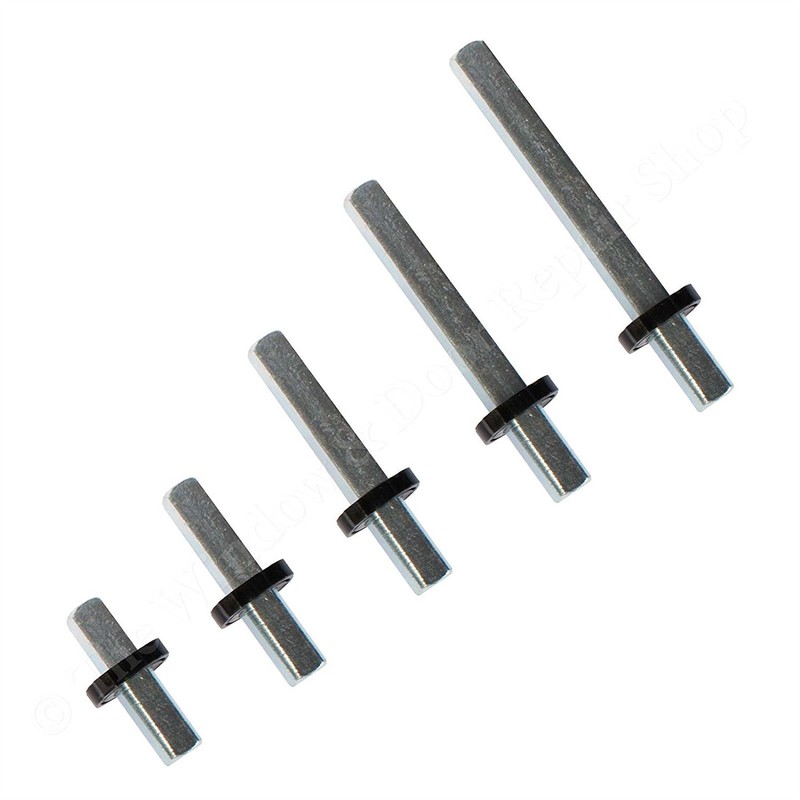 Silver Matt - UPVC Universal Inline Espag Lockable Window Handle