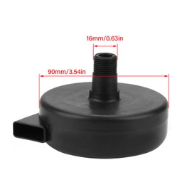 Watris Veiyi Güde Compressor Replacement Parts, 16 mm 3/8PT Compressor Air Filter Silencer, Plastic Male Thread Air Compressor Intake Filter Silencer