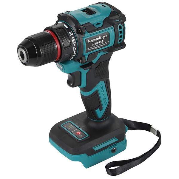 354 In-lbs Cordless Drill Driver for Makita 18V Battery, 3/8"