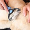 Generic Professional Pet Deshedding Brush - Dematting Pet Fur Knot