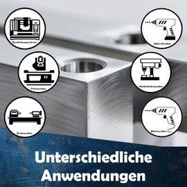 AM-Zerspanungstechnik Countersink Metal Diameter 6.3-25 mm with Angle 60°, 90°, 120° | Countersink | Deburring Countersink - 120°, 10.4 mm