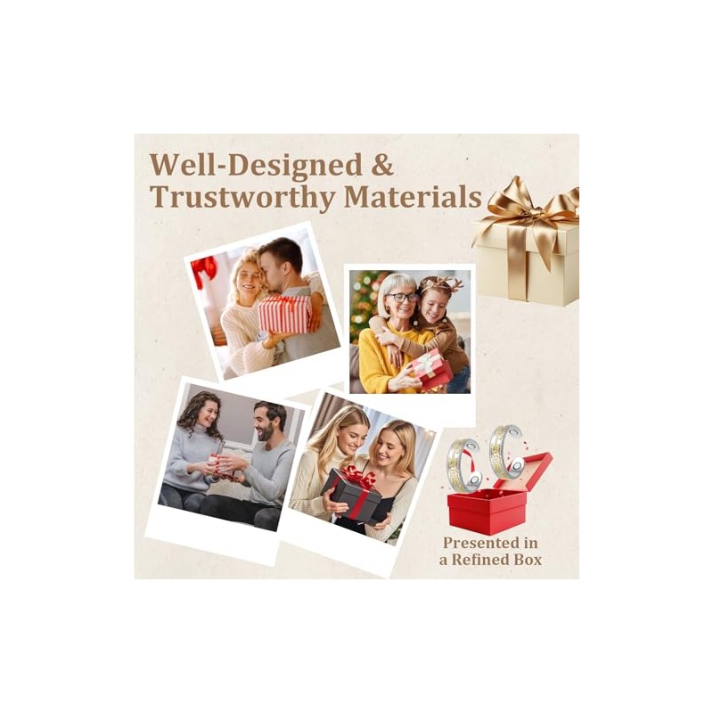 BioMag BioMag Magnetic Copper Rings for Women Men with 3500