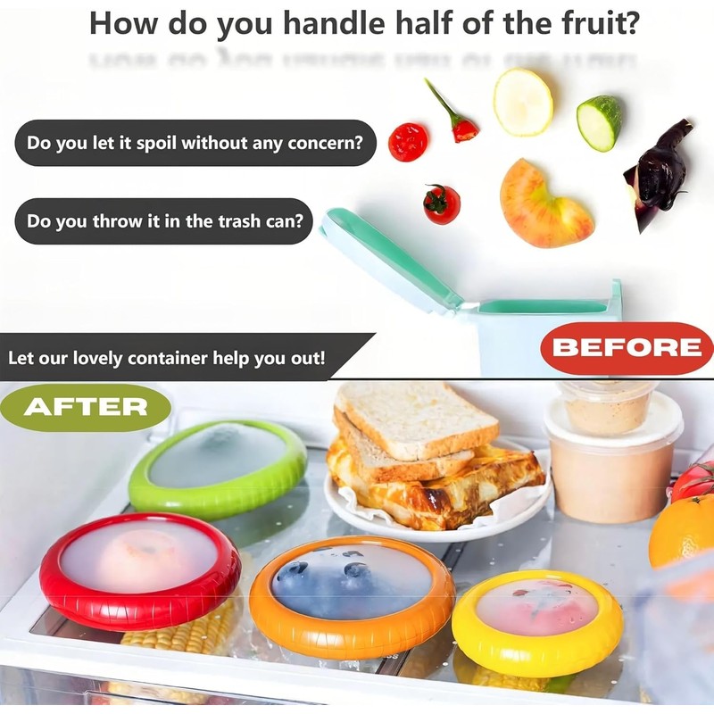 Fruit And Vegetable Storage Containers,Vegetable Sha Transparent Film Reusable Food