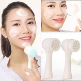 모공브러쉬 듀얼형 얼굴 클렌징 세안도구 Pore Brush Dual Face Cleansing Tool