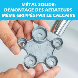 BLUMKRAFT Universal Key Caché Aerators/Mousseur TT, TJ, JR, STD, TF. Key for Assembly and Disassembly Compatible with Neoperl