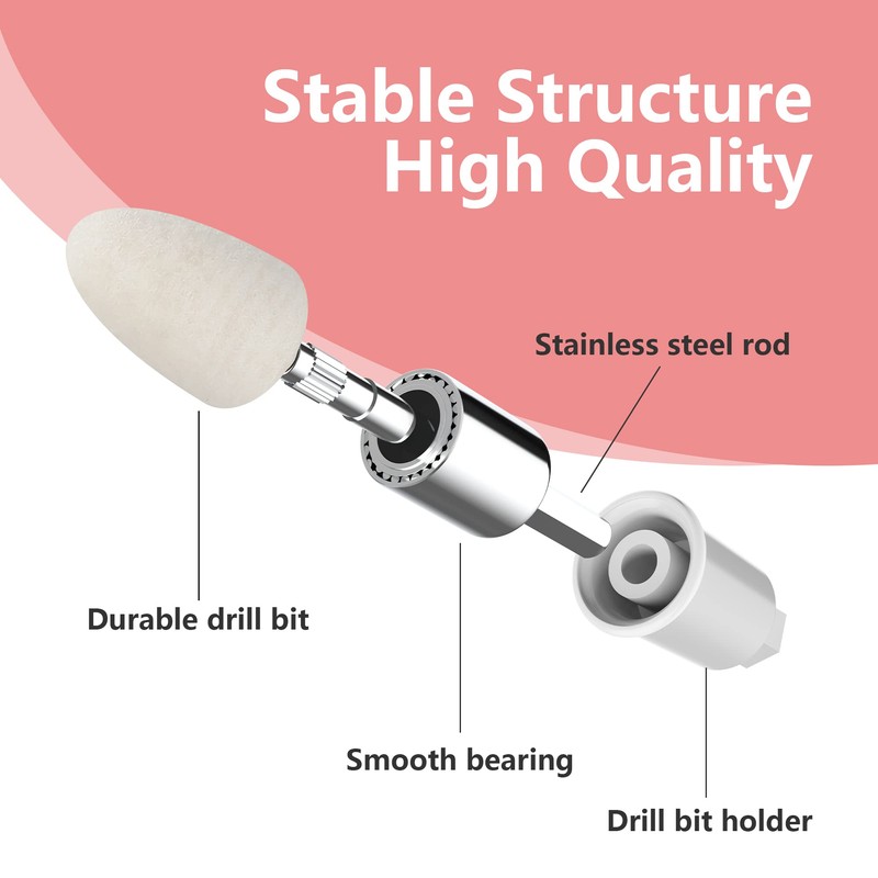 Felt Cone, Nail Drill Bit for POLAMD Proffesional Manicure Pedicure