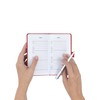 Address Book A-Z Red Index Hard Back Slim Address &
