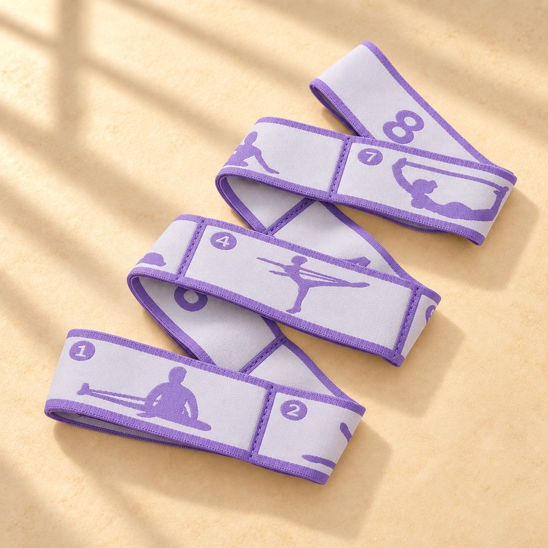 Elastic Stretch Band for Yoga & Fitness – Multi-Loop Resistance