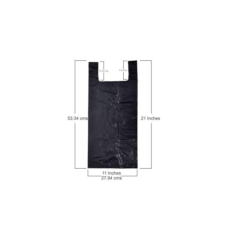 Ultra Strong Trash Bags, Black, Easy-Tie Handles, Leak Resistant (4