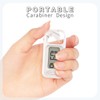 Simple Walking 3D Pedometer, Portable Carabiner Step Counter, Steps Tracker