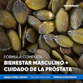 Suplemento Hombre Semilla de Calabaza y Ciruelo Africano Zinc 180 Cáps