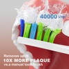7AM2M Sonic Electric Toothbrush with 8 Brush Heads for Adults