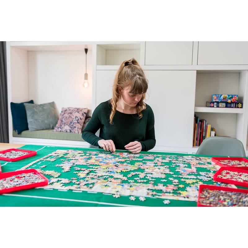 Jumbo, Puzzle Mates, Sorting Tray, Jigsaw Puzzle Accessories