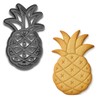 Mighty Gadget Detailed Pineapple Cookie Cutter & Stamp - 4x2.4"