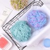 4 paquetes de esponjas de baño, 60 g/pcs esponja exfoliante