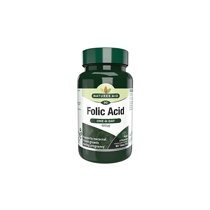 Natures Aid Folic Acid 90 Tablets