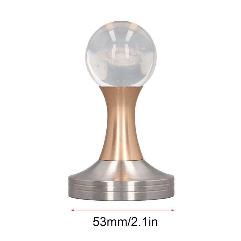 Coffee Tamper Food Grade Stainless Steel Crystal Ball Coffee Powder
