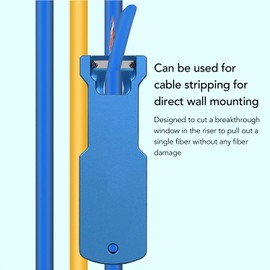 Aluminium Body Optical Cable Longitudinal Bundle Stripper Riser Window Cutter Cable Tool Fibre Optic Peeler Stripper Stripping Tool