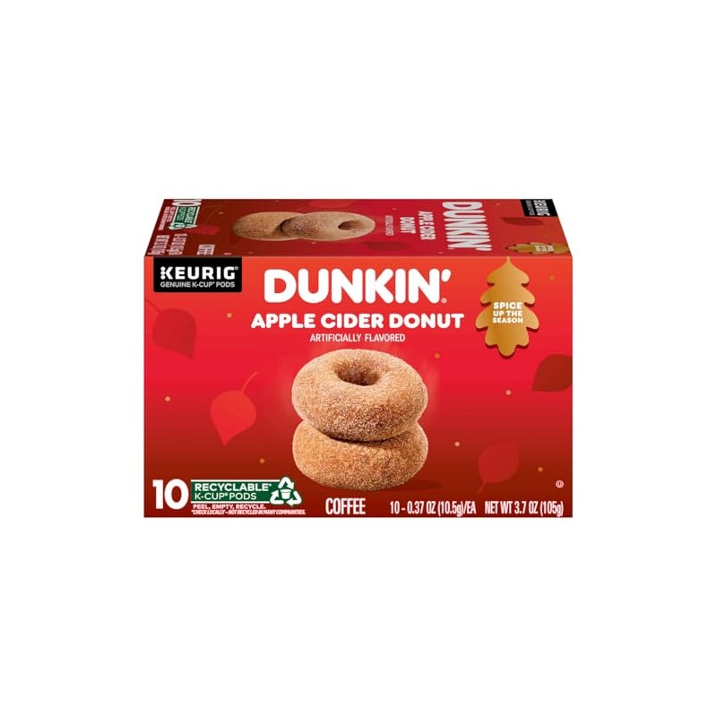 Dunkin, Apple Cider Donut K-Cups, 10 Count