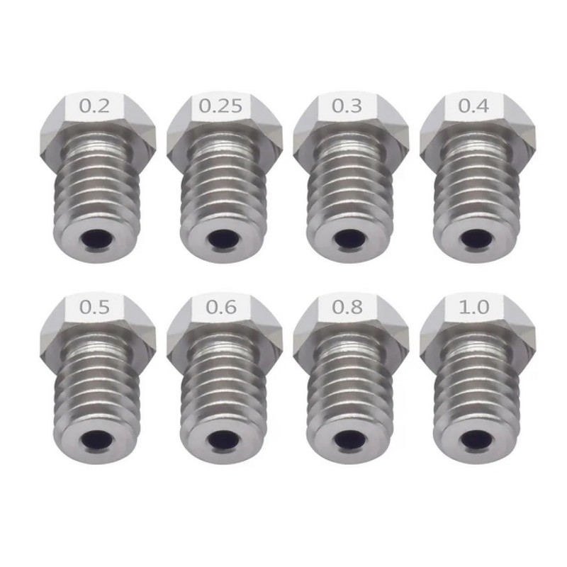 SIUTEC® Premium V5 / V6 Stainless Steel Nozzle/Nozzle, 1.0 mm,