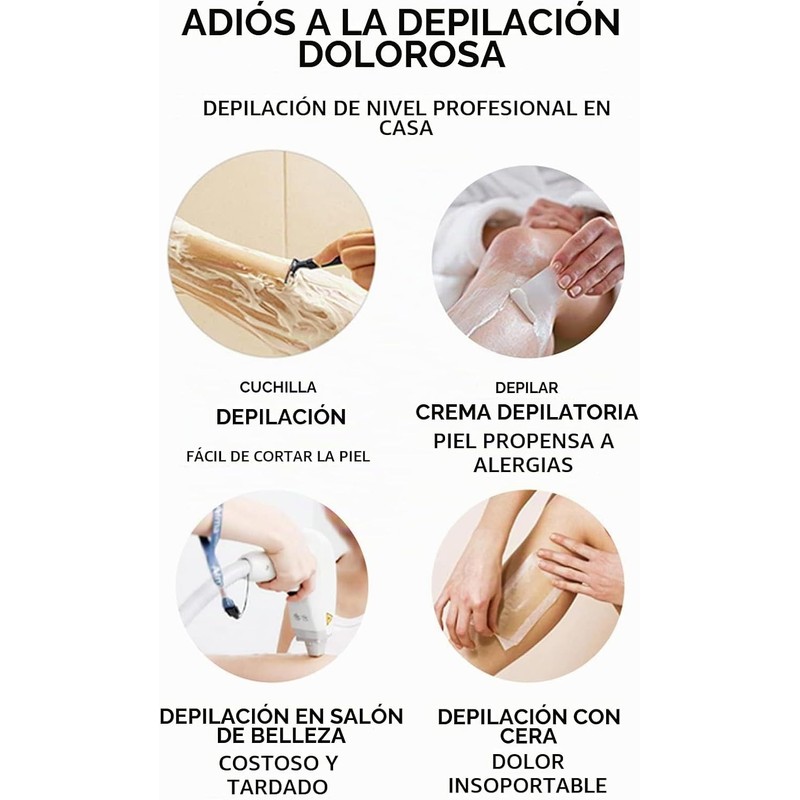 Borrador de pelo de cristal sin dolor – Eliminación y