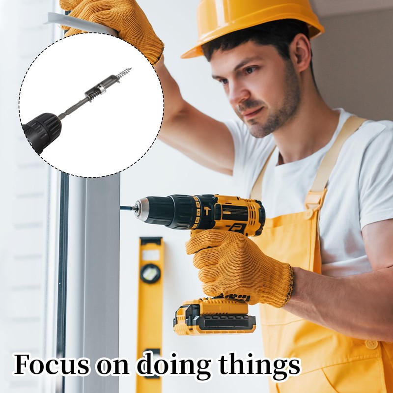 2 Pcs Spring-loaded Screw Holder Bit, Anti-drop Screwdriver Bit Universal
