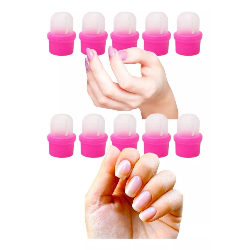 Accesorios Men & Women Clips Reutilizable Eliminacion De Acrílico Quitaesmalte