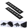 Gadpiparty 2pcs Aluminum Alloy Breathable Mesh Air Vent Grille for